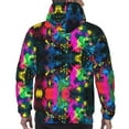 thumbnail image 2 of Men's Colorful Tie Dye Pullover Hoodie Plus Size Long Sleeve Sport Outwear Hooded Sweatshirt, 2 of 7