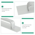 thumbnail image 5 of HOMEMAXS Sliding Door Handle Made of Aluminum Alloy for Home Use Silver Color Easy to Install 6.3 Inches, 5 of 8