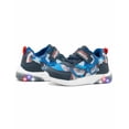 thumbnail image 3 of Tenis Tropicana Con Luces Para Niño Capitán América Ajuste Contactel Azul azul 21, 3 of 6