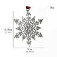 thumbnail image 3 of Cateissary colgante de árbol de Navidad para oficina hotel interior decoración navideña con cuerda, 3 of 6