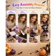 thumbnail image 6 of Patchwork Skeleton Witch Girl DIY Kit, Halloween DIY Patchwork Skeleton Set with 7 Styles Doll Making, Handmade Decor Ornament Gift for Craft Lovers, Beginner Sewing Project (CC2), 6 of 8