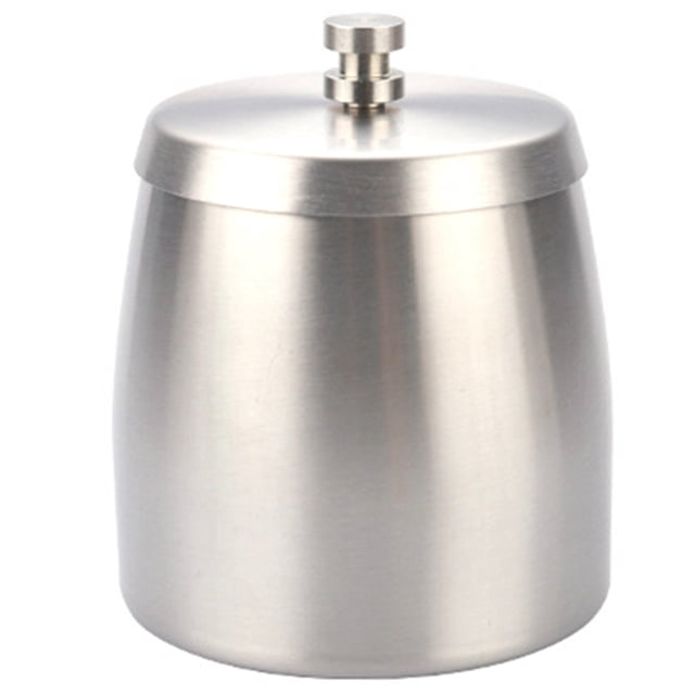 Cigar Ashtray Stainless Steel: Windproof Ash Holder Tabletop Ashtray with Lid