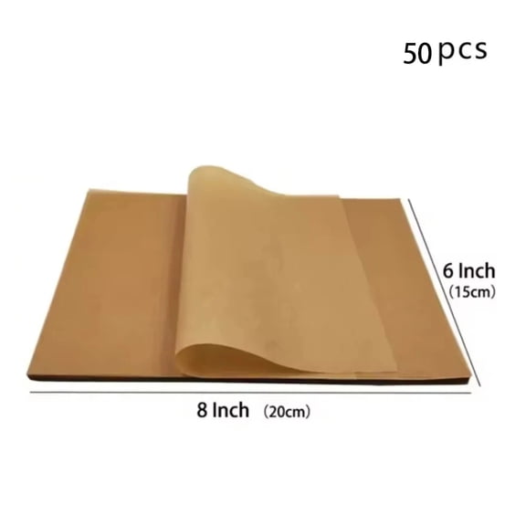 Parchment Paper Baking Sheets Non-Stick Precut Baking Parchment Baking Paper Will Not Curl Burn Wax Paper Air Fryer Baking Paper