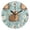 Black, variant on Cute Capybara with Daisies Garlands Round Wall Clock Silent Analog Battery Operated Gold Pointer Home Decor 9.84" Diameter