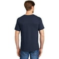thumbnail image 4 of Hanes Mens 5.2 oz HEAVYWEIGHT Short Sleeve T-shirt (Pack of 5) 5 Navy, 4 of 4
