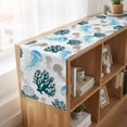 thumbnail image 6 of Table Runners 72 Inches Long Dress Scarves, Jellyfish Coral Coastal Farmhouse Kitchen/Dining Table Runner, Coffee Tablerunners, Nautical Summer Beach Ocean Sea 18x72 Inch, 6 of 9