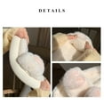 thumbnail image 4 of Weloille Cute Three-dimensional Love Cotton Slippers Winter Home Indoor Non-slip Warm Thick Bottom Plush Shoes, Soft Bottom Padded Warm Cotton Slippers, 4 of 9