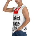 thumbnail image 3 of Balery Sea Turtle With Ocean Camisetas sin mangas para hombre, absorbe la humedad y protege contra el mal olor.-Medium, 3 of 7