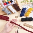 thumbnail image 3 of 15.3 Yards 7 Colors Gimp Trim Braid Lace 1/2 inch Centipede Braid Trim Decorative Craft Lace Ribbon Sewing Trim Polyester Gimp for Upholstery Curtain Costume Crafts Sewing, 3 of 5