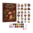 thumbnail image 2 of ZENVIVE Diamond Art Advent Calendar 2026, 24 Pcs DIY Christmas Decor Kit, Enjoy Family Christmas Craft Time, Create Shiny Hanging Ornaments, Holiday Home Decoration, Fun Family Handmade Kit, 2 of 7