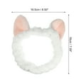 thumbnail image 4 of Unique Bargains Cute Cartoon Cat Ears Headbands for Women 7.09"x6.50"  1 Pc White, 4 of 6
