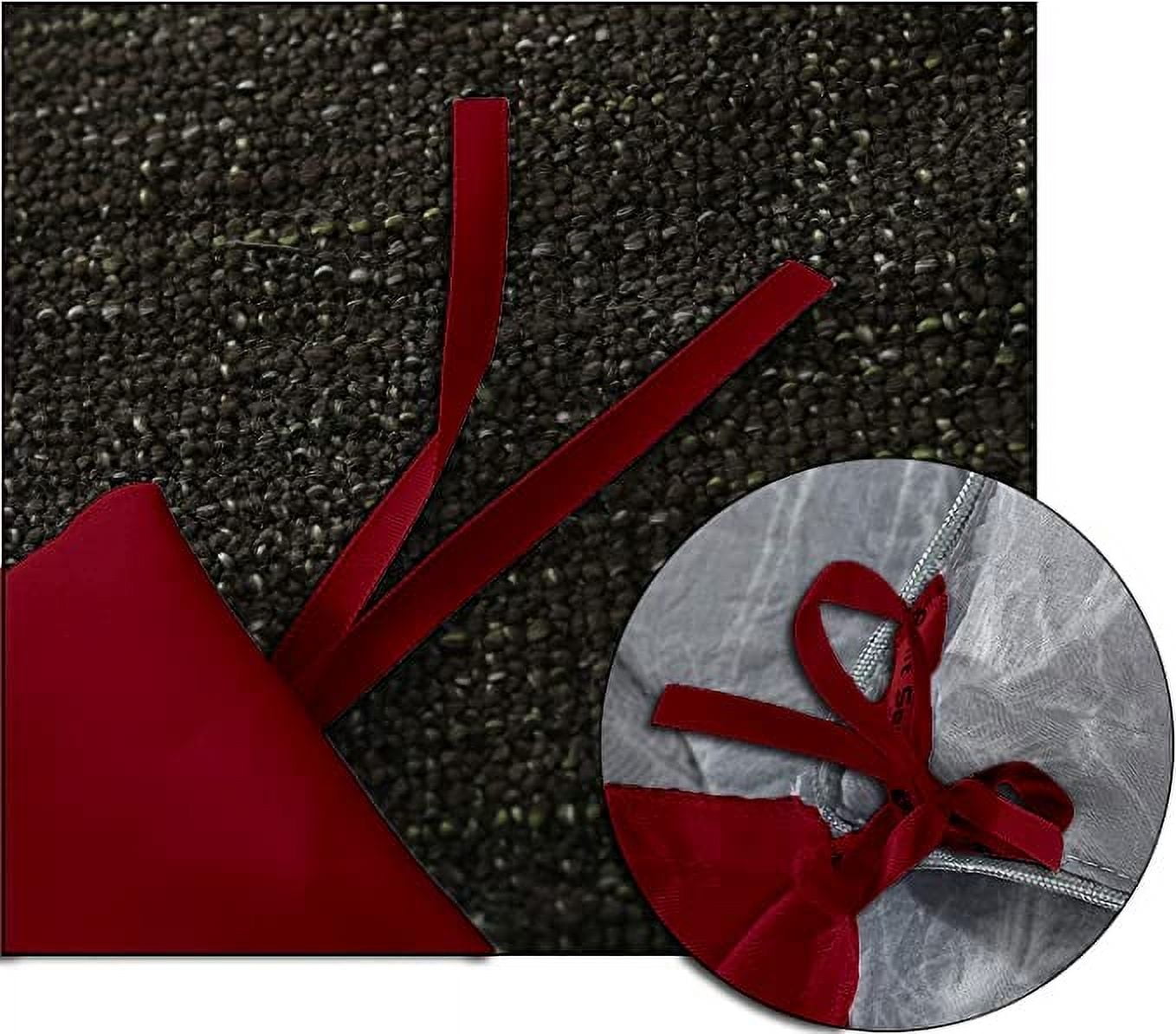 500-Thread Count 100% Egyptian Cotton Pinch Pleated Pintuck Design 3pc Duvet Cover Set , With Zipper Closure & Corner Ties - King-XL Size ( 98" x 116" ) Inches, (Burgundy)
