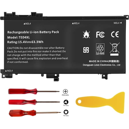 Futurebatt Inc TE04XL Laptop Battery Replacement for HP Omen 15-AX200 15-AX200NA 15-AX200NX 15-AX201NC 15-AX243DX