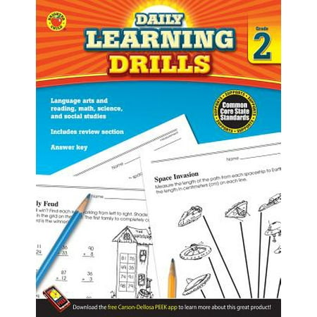 Daily Learning Drills Grade 2 Walmart Com