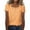 Womens Tops Yellow, variant on ylioge S-5X Plus Size Womens Square-Neck Tops Short Sleeve T Shirts Womens Casual Solid Color Loose Pullover Going-Out Work Blouses Top