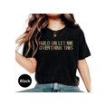 thumbnail image 2 of Funny Overthinking T-Shirt, Hold On Let Me Overthink This, Graphic Tee for Men and Women, Casual Unisex Shirt, Distressed Text Tee, 2 of 10