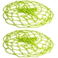 thumbnail image 1 of Pack of 2 Fluorescent Basketball Net Green Fluorescent Basketball Net Luminous Basketball Net for Indoo Basketball Net Visible at Night, 1 of 5