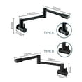 thumbnail image 7 of Pot Filler Tap Wall Mounted Foldable Kitchen Faucet Single Cold Single Hole Sink Tap Rotate Folding Spout Chrome Brushed Black ,Easy DIY Installation, 7 of 7