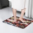 thumbnail image 4 of Pioneer Flower Floral Print Flannel Non Slip Door Rugs,Washable Door Mats Indoor,Decorative Door Mats,Dirt-Resistant and Absorbent Doormat for Entrance,Bedroom,Kitchen,Bathroom,23.5"x16", 4 of 5