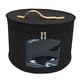 thumbnail image 4 of Caja para guardar sombreros, organizador de sombreros, para mujeres y hombres, para viajes, con tapas redondas. Negro 33x26cm, 4 of 9