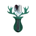 thumbnail image 4 of Moyic 4 piezas soporte de vajilla de Navidad decoración de de comedor fiesta de Año Nuevo Hotel café cubiertos regalos bolsa bolsa Kits de decoración para fiestas, 4 of 6