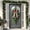 Multicolor #3, variant on Christmas Door Cover Curtain | Holiday Door Decoration for Front Door, Wall, or Indoor Use | Christmas Day Decor with Festive Patterns | Polyester Fabric Hanging Decoration for Home, Doorway,