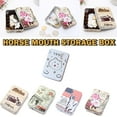 thumbnail image 3 of BNNG Clearance Craft Room Storage and Organization Cute Rectangular Tinplate Storage Box Creative Candy Jewelry Packaging Small Tin Box Mini Itmes Storage Boxes Cute Gifts for Women Kids Storage, 3 of 9