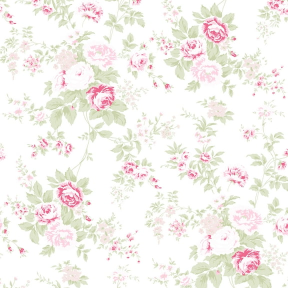 Rachel Ashwell Wild Flower Pink Wallpaper