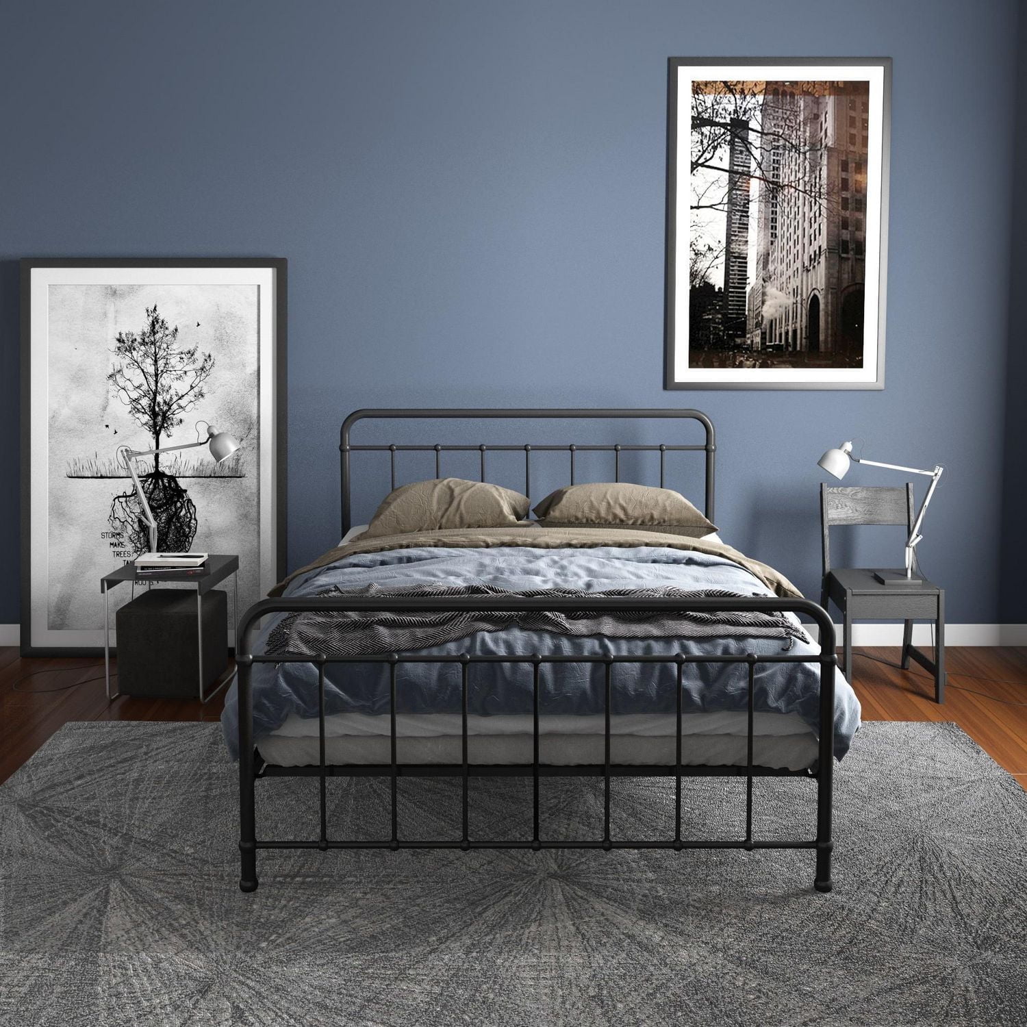 DHP Brooklyn Iron King Bed