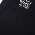thumbnail image 5 of Waterproof Black Apron for Women and Men, Chef Cooking Kitchen Adjustable Funny Bib Aprons with 4 Pockets, 5 of 6