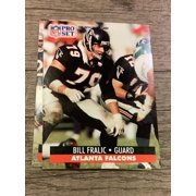 Pro Set Bill Fralic Atlanta Falcons NFL 1991 Trading Cards