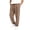 Brown, variant on Mens Washed Casual Pants Drawstring Elastic Waist Relaxed Fit Joggers Trousers with Pockets