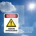 thumbnail image 5 of GHS Sodium Hypochlorite OSHA Danger Vinyl Decal Label 5 Inch x 3.5 Inch - 5 Pack, 5 of 6