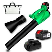 Jademall Leaf Blower-450CFM 125 mph 20v Leaf Blower for Snow Removal & Lawn Care Yard Cleaning