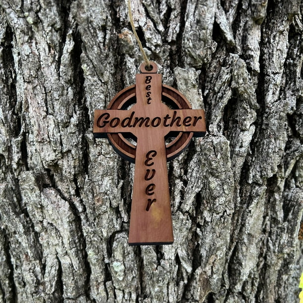 Best Friend Ever Celtic Cross - Cedar Ornament Best Friend Ever Celtic Cross - Cedar Ornament