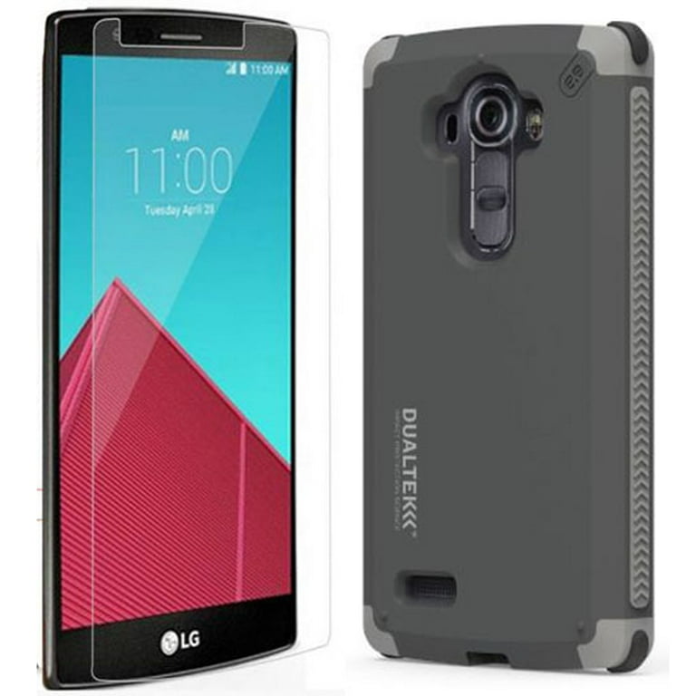 Puregear [Matte Black] Extreme Impact Rugged Case Cover + Tempered Glass Screen Protector for LG G4 Phone (F500, H810, H811, H815, LS991, VS986) - Walmart.com