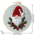thumbnail image 4 of Hearth & Gear Christmas Embroidery Kit With Embroidery Hoop Easy Embroidery Kit For Beginners And Adults Full Embroidery Hoop Kit With Needles And Thread Included Toddler Arts And Crafts Storage Arts, 4 of 7