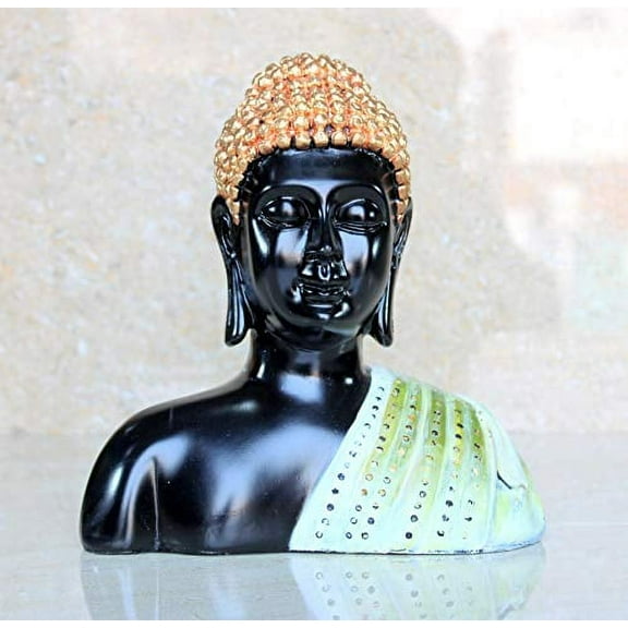 eSplanade 9" Buddha - Meditating Buddha - Polyresin Idol Statue Figurine Murti