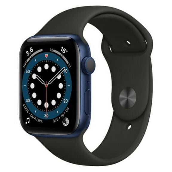 Pre-Owned Apple Watch Series 6 GPS   Cellular 40 mm Blue Aluminium Black Sport Band - Good