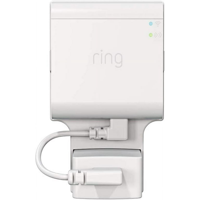 Outlet Mount for Ring Bridge, No Drilling and Speace Saving Wall Mount  Holder with Short Cable for Ring Smart Lighting