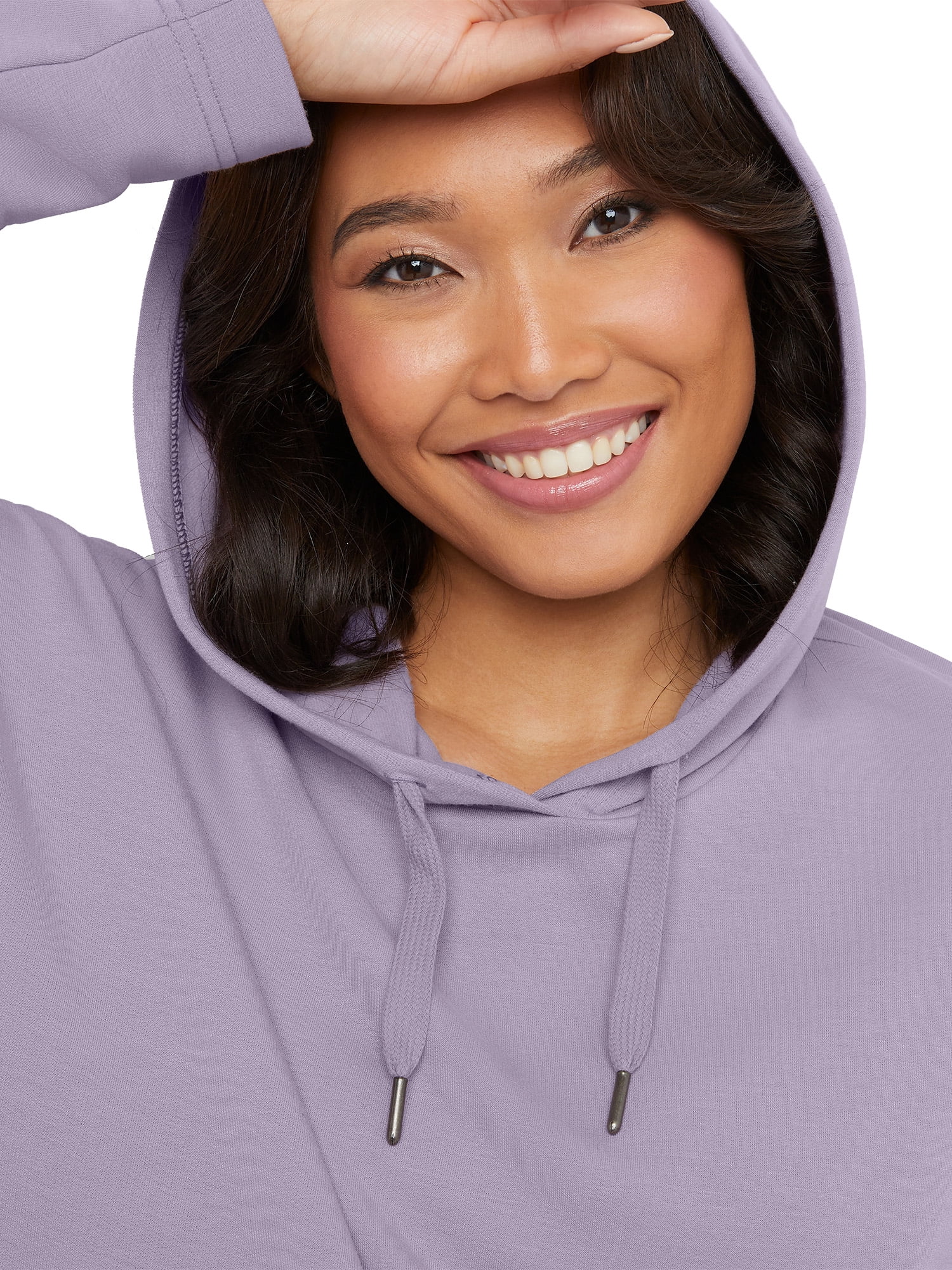Hanes Originals Women's Cozy Fleece Hoodie Dress with Kanga Pocket, Sizes XS-2XL