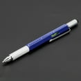 thumbnail image 4 of AKEGAMN Clearance! Screwdriver Pen 1 Pcs 6 In 1 Multi Purpose Pen With Screen Ruler Multi Head Screwdriver，The Pen Core Is About 10ml Functions: a point pen, a spirit , a ruler and a flat-head and s, 4 of 8