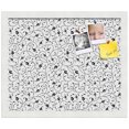thumbnail image 2 of PinPix 17x14 Custom Cork Bulletin Board Bk Seemless Flower Poster Board Has a Fabric Style Canvas Finish, Framed in Bk Seemless Flower, by ArtToFrames (PinPix-122), 2 of 6