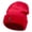 Red, variant on Canadian Goose Embroidered 12 Inch Long Knitted Beanie - Red OSFM