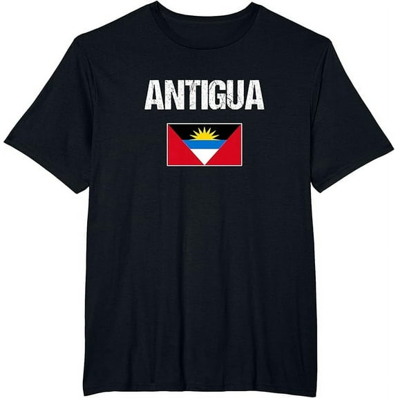 Antigua T-shirt Antigua and Barbuda Flag Men Women Youth Kid T-Shirt