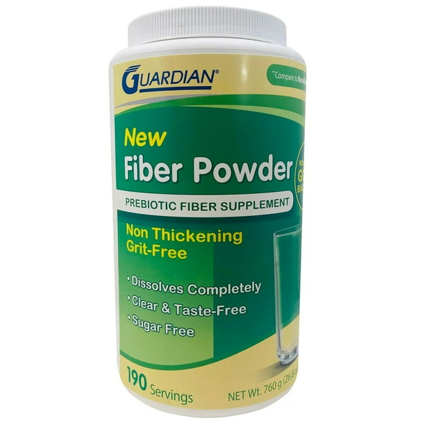Guardian Completely Dissolvable Clear Prebiotic Plant Based Fiber (190 Count)