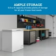 thumbnail image 3 of Avanti Garage Ready Chest Freezer, 5.0 Cu. ft. Capacity, in White (​CF5F0W), 3 of 10