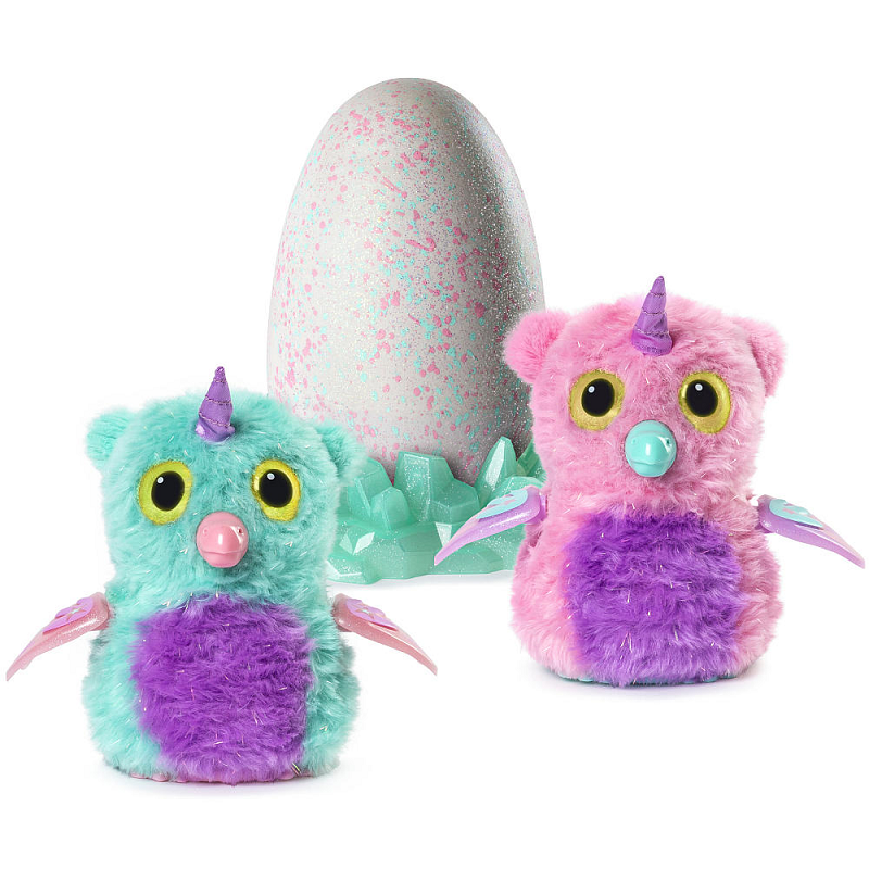 HATCHIMALS Glittering Garden Twinkling Owlicorn TOYS R US Crystal Nest Toy Gift 