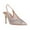 Pink, variant on Women Rhinestone Studs Sheer Mesh Slingback Pumps Pointed Toe Mid Thin Heels Evening Party Formal Shoes Size 4 Purple