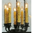 thumbnail image 4 of Meyda Tiffany 127430 Kitzi 8 Light 51" Wide Taper Candle Pendant - Bronze, 4 of 7